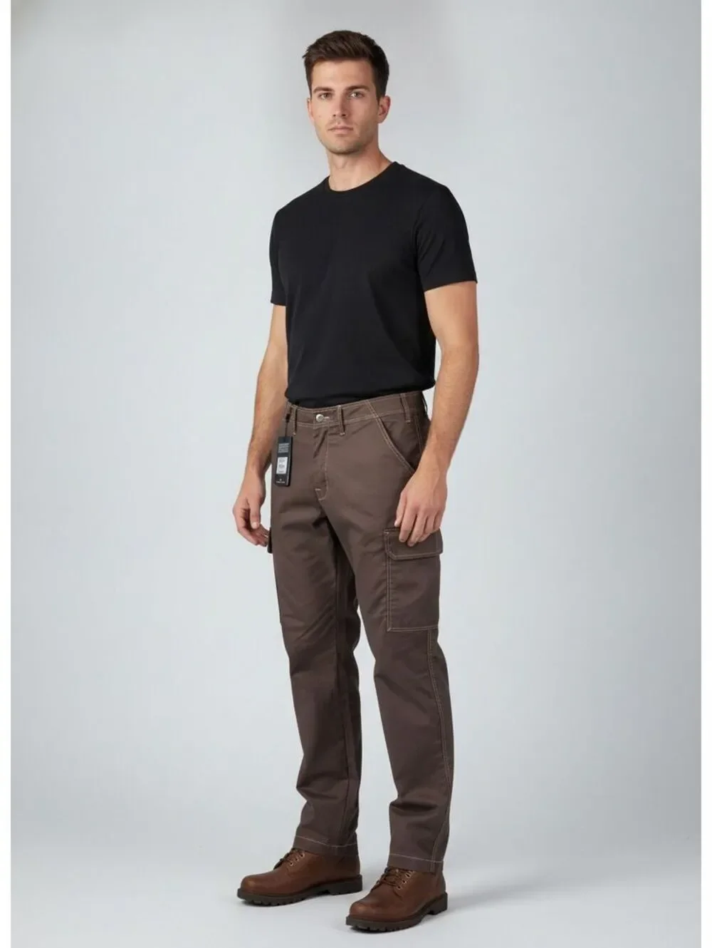 NWT True Religion Men's Bracken Brown Cargo Pants 36X32